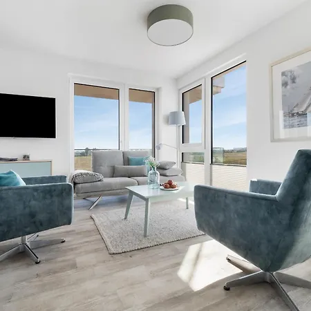 Beachloungeone- 1 Og, Meerblick, Balkon, Kamin, Sauna Apartament *